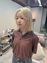 カルパ(calpa)&nbsp;外ハネボブ　抜きっぱなしブロンド