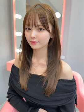 ボタン シブヤ(VOTAN SHIBUYA) 顔まわりレイヤーカット/前髪/顔まわりカット/ナチュラル女子