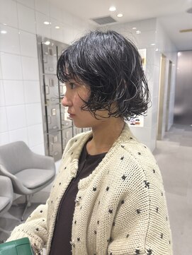 スノッブサンク(Snob ciNQ) ボブパーマ/パーマ女子/カーリーヘア/ゆるふわボブ/ボブヘア