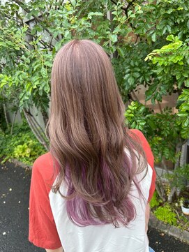 セットアップ 岡山北長瀬店(SET-UP) インナーカラー/ベビーピンク/デザインカラー