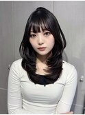 暗めカラー/ボブ/顔周り/前髪/レイヤー/髪質改善/縮毛矯正/横浜