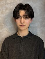 オム ブランシェ(HOMME BLANCHE’)&nbsp;【Natsuki】センターパート韓国ニュアンスパーマカルマヘア