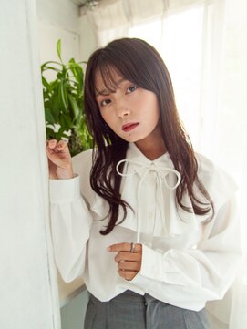 エーバイフー 江坂店(A BY WHO) A BY WHO江坂/ゆる巻きロング/透明感カラー/髪質改善