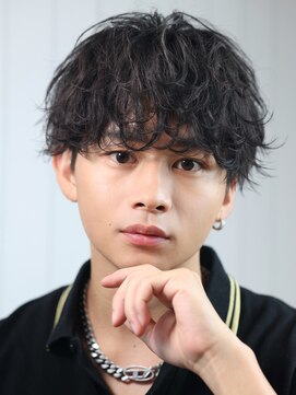 リップス 仙台annex(LIPPS) シャドウパーマ刈り上げマッシュ