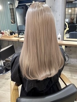 ネハス 名古屋栄店(nehus.) ブリーチ/クラゲヘアー/小顔に見せるヘア/ココアベージュ