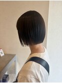 切りっぱなしボブ