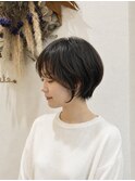 青森八戸ショートワンカールパーマ髪質改善