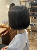 エルサフィロ キタハマ(el zafiro kitahama)&nbsp;20×30×40代×ショートボブ×ツヤ感アップ×髪質改善コアミー