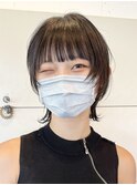 天神大名ウルフカットウルフレイヤーくびれヘア顔周りレイヤー