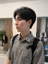 ダーツサンジョウ(DARTS sanjyo)&nbsp;韓国風センターパート×毛流れメンズ