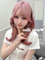 リルミー ミュエナ 大須 矢場町(Lilme myuena) ミルクピンク/ピンクカラー/ペールピンク