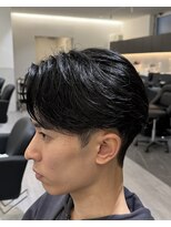 become men's hair 名駅EAST【10月3日 NEW OPEN(予定)】&nbsp;ナチュラルセンターパート/毛流れ/刈り上げ/名古屋/名駅