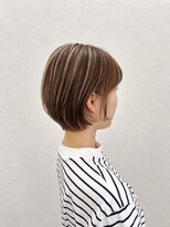 フォイルヘアー(Foil.hair)&nbsp;ハイライトカラー×ショートボブ