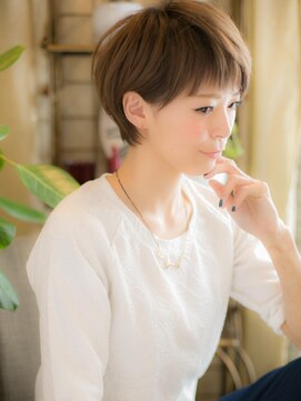 カバーヘア ブリス 上尾西口店(COVER HAIR bliss) *+COVER HAIR+*…潤いカラー☆…で゛シンプルショート゛b!