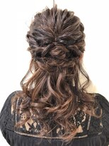 ネオリーブ ジューク 日吉店(Neolive JuQ)&nbsp;華やか☆最新ハーフアップ ♪日吉美容室 卒業式 袴着付け