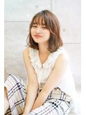 *。伸ばしかけはねやすい長さのパーマボブ【neolive arch】*
