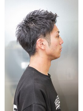 ヘアージャンティ(HAIR GENTIL) メンズ ショート【 刈り上げ × ツーブロック× アップバング 】