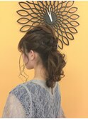 結婚式 披露宴パーティーヘアー♪