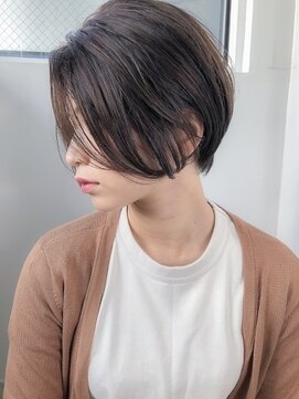 アコロン 吉祥寺(acoron.) 小顔ハンサムショート×カラー×ハイライトカラー×イルミナ２