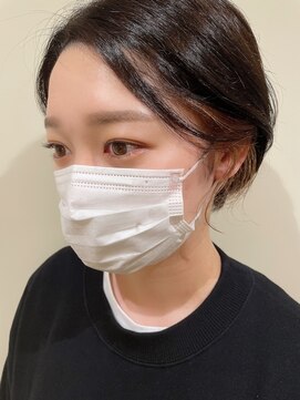 美容室 アイディー i-dee 丸みショート×インナーカラー