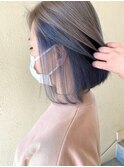インナーカラー_ブルー