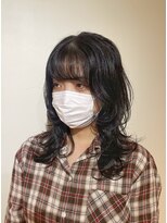 アクアオモテサンドウ(ACQUA omotesando)&nbsp;＊セミロングウルフレイヤーカット！黒髪ハイレイヤーロングヘア