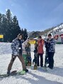 ステラ(STELLA) 冬はスノボー。スタッフみんなで毎年スノボー大会。