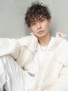 メゾンバイハバナ(maison by HAVANA) メンズカットマッシュショートツイストスパイラルパーマ