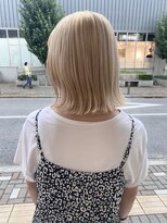 シエル バイ ケンジ 登戸 生田(CIEL by KENJE)&nbsp;【ブリーチのみ】ホワイトブロンド