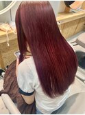 #チェリーレッド　#暖色カラー