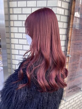 ラック 本厚木店(LUCK) チェリーレッド/暖色系カラー/韓国風/ダブルカラー