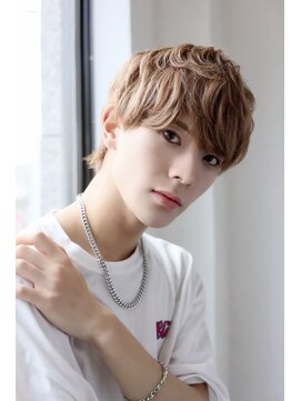 メンズカット バイ ソイクフ(メンズカット by SOY-KUFU) MEN’SHAIRナチュラルパーママッシュヘア