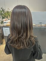 ナンバースリー 溝の口店(Number Three)&nbsp;レイヤーセミロングスタイル【N°3溝の口】