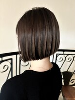 フェリア 梅田(FERIA)&nbsp;ナチュラルエンドカラー×ぱつっとボブ/20代 30代