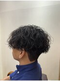 波巻きパーマ/メンズパーマ/マッシュパーマ/刈り上げ/柏