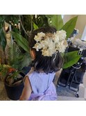 発表会ヘアセット