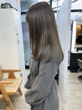 イコ 表参道原宿(ico) オリーブグレージュ イルミナカラー オリーブカラー