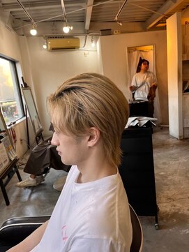 ソイクフ(SOY KUFU) MEN'SHAIRアッシュブラックベリーショートダークアッシュ
