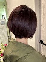 アントワープトーキョー(antwerp TOKYO)&nbsp;40代50代大人ショートボブ深めラベンダー髪質改善ハイライト