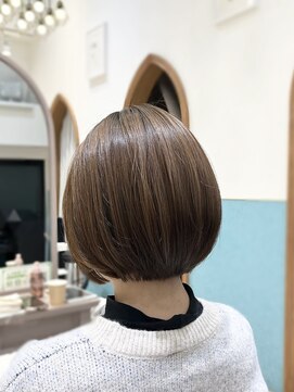 ロンド レグリーズ 立川(Lond leglise) ミニウルフレイヤーカット顔周り前髪韓国ショートボブ/立川