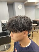 無造作波巻きマッシュ