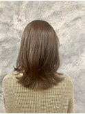 オリーブベージュ×くびれミディアム20代30代大分