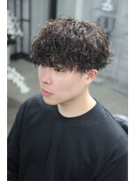 マーズ(MARS)&nbsp;黒髪マッシュ×シャドウパーマ/20代30代40代