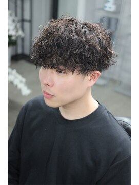 マーズ(MARS) 黒髪マッシュ×シャドウパーマ/20代30代40代