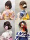 ブーミー(Bor mee)の写真/[着物着付+ヘアセット¥13200/ヘア¥2800]当日予約受付中!流行りのアレンジも◎結婚式,イベントは[Bor mee]へ