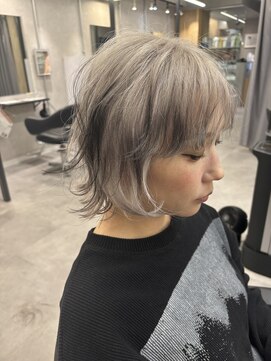 ヘアサロン ドットプラス 町田店(dot. plus) 【山本　直幸】ショートウルフ×デザインカラー