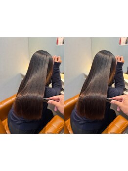 上質ヘアケアでまとまる髪へ！ダメージ・エイジング毛のための髪質改善トリートメント＆縮毛矯正をご用意◎
