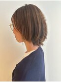 軽めショートボブ