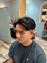 スタンドバーバー 柏(STAND BARBER)&nbsp;サーフカール/スパイキーショート/ブルーブラック