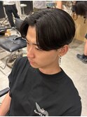 韓国風ニュアンスパーマセンターパート